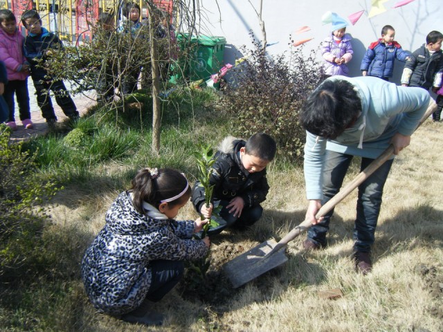 俞匯幼兒園植樹節活動