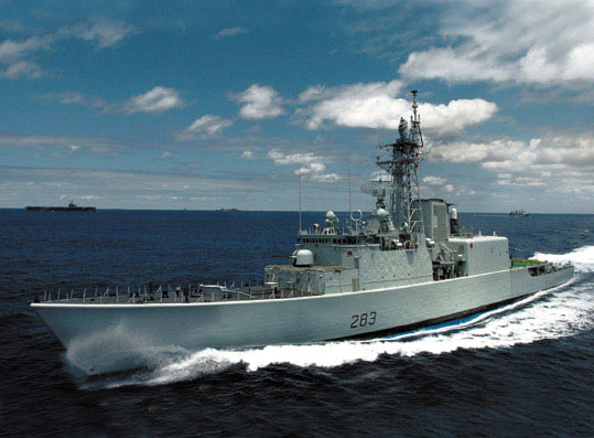 资料图:加拿大海军易洛魁人级驱逐舰